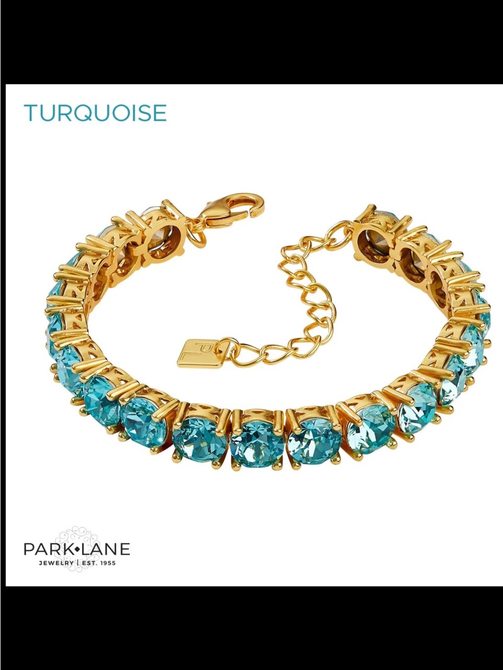 Park lane impression bracelet turquoise